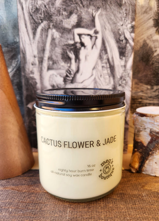 Cactus Flower & Jade 16oz Candle