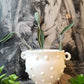Dotted Vase w/Handles