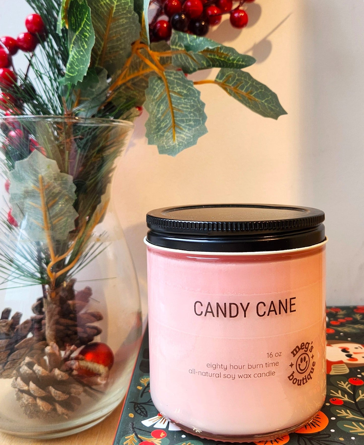 Candy Cane 16oz Candle