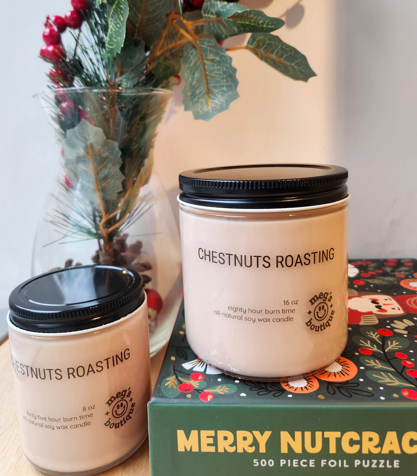 Chestnuts Roasting 8oz Candle