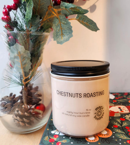 Chestnuts Roasting 16oz Candle