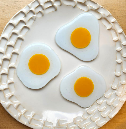 Glass Egg Coasters