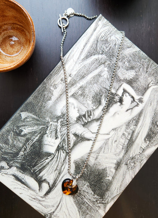 Tiger Heart Charm Necklace