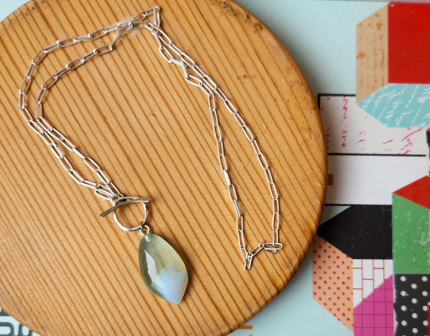 Faceted Gem Necklace