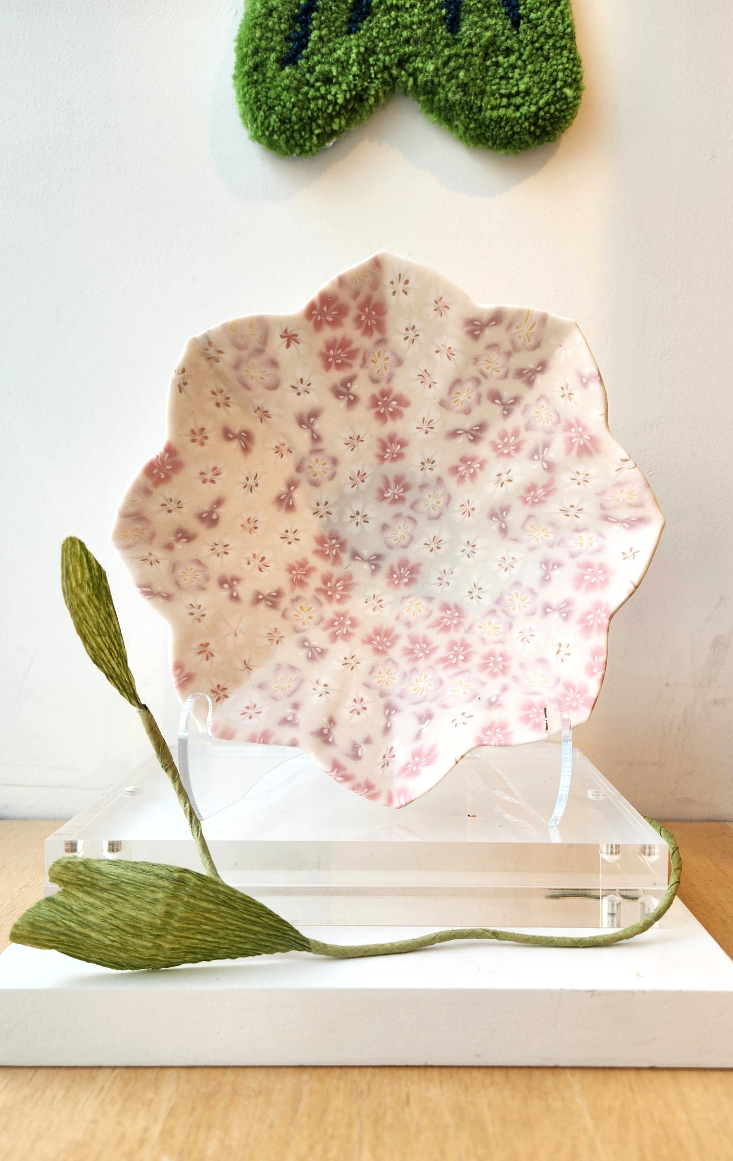 Pink Floral Nerikomi Bowl