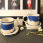 Swirl Mug w/Saucer