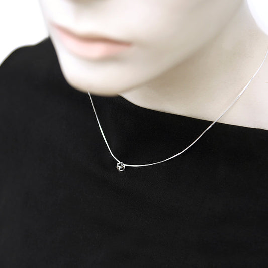 Prisma Necklace in Polished Silver