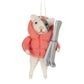 Puffy Coat Animal Ornament