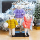 Puffy Coat Animal Ornament