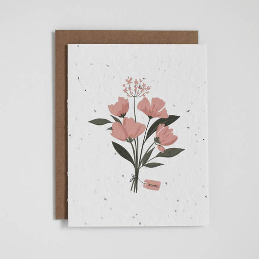 Mother's Day Bouquet Plantable Card