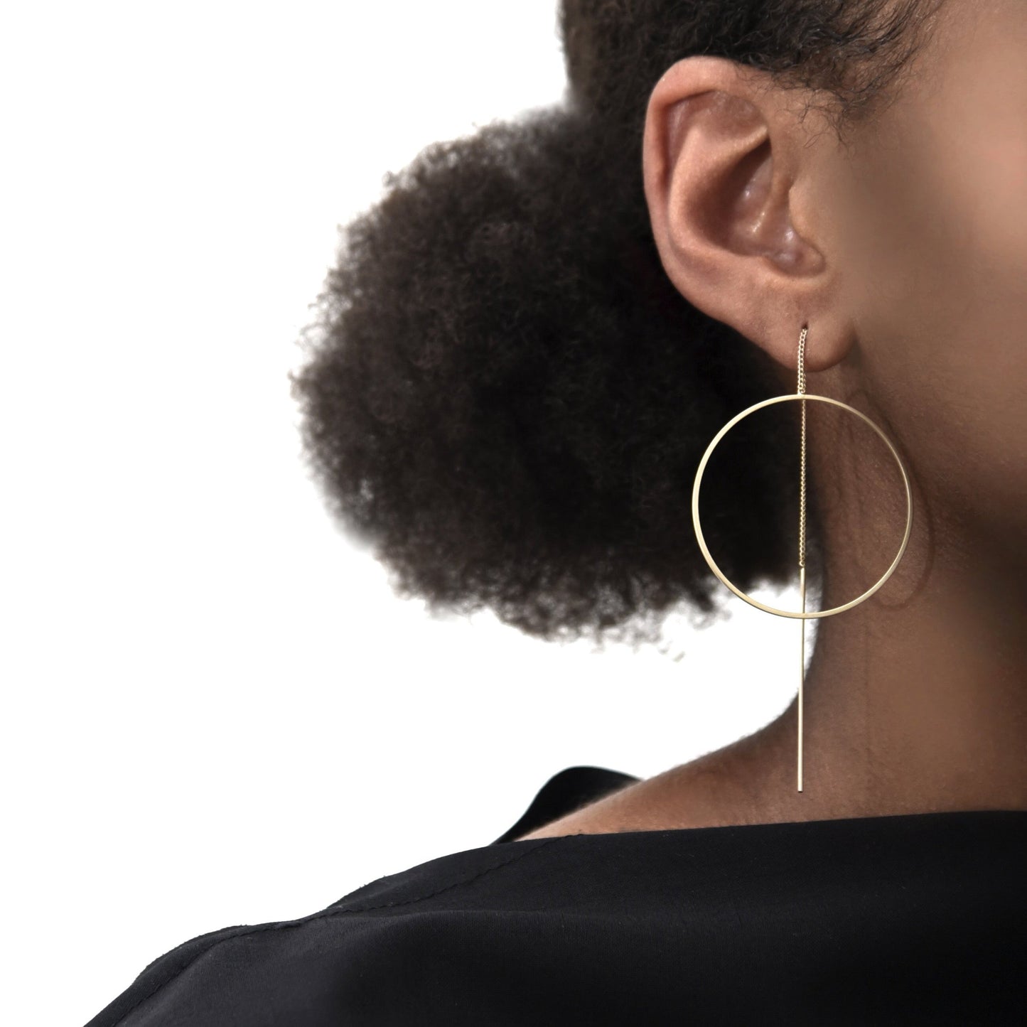 Balance Ear Drapes in Silver