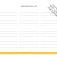 Plots & Plans Bright Stripes Notebook