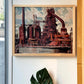 Steel Company, Hamilton Framed 16x20 Giclee Archival Print