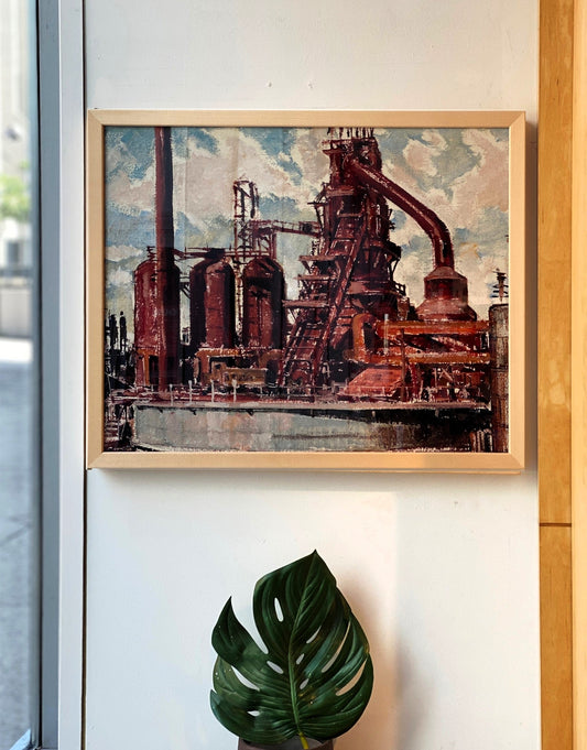 Steel Company, Hamilton Framed 16x20 Giclee Archival Print