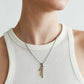Auror Two Tone Necklace