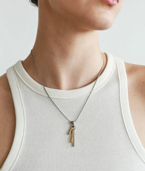 Auror Two Tone Necklace