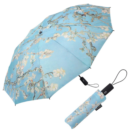 Van Gogh Almond Blossom Folding Travel Umbrella