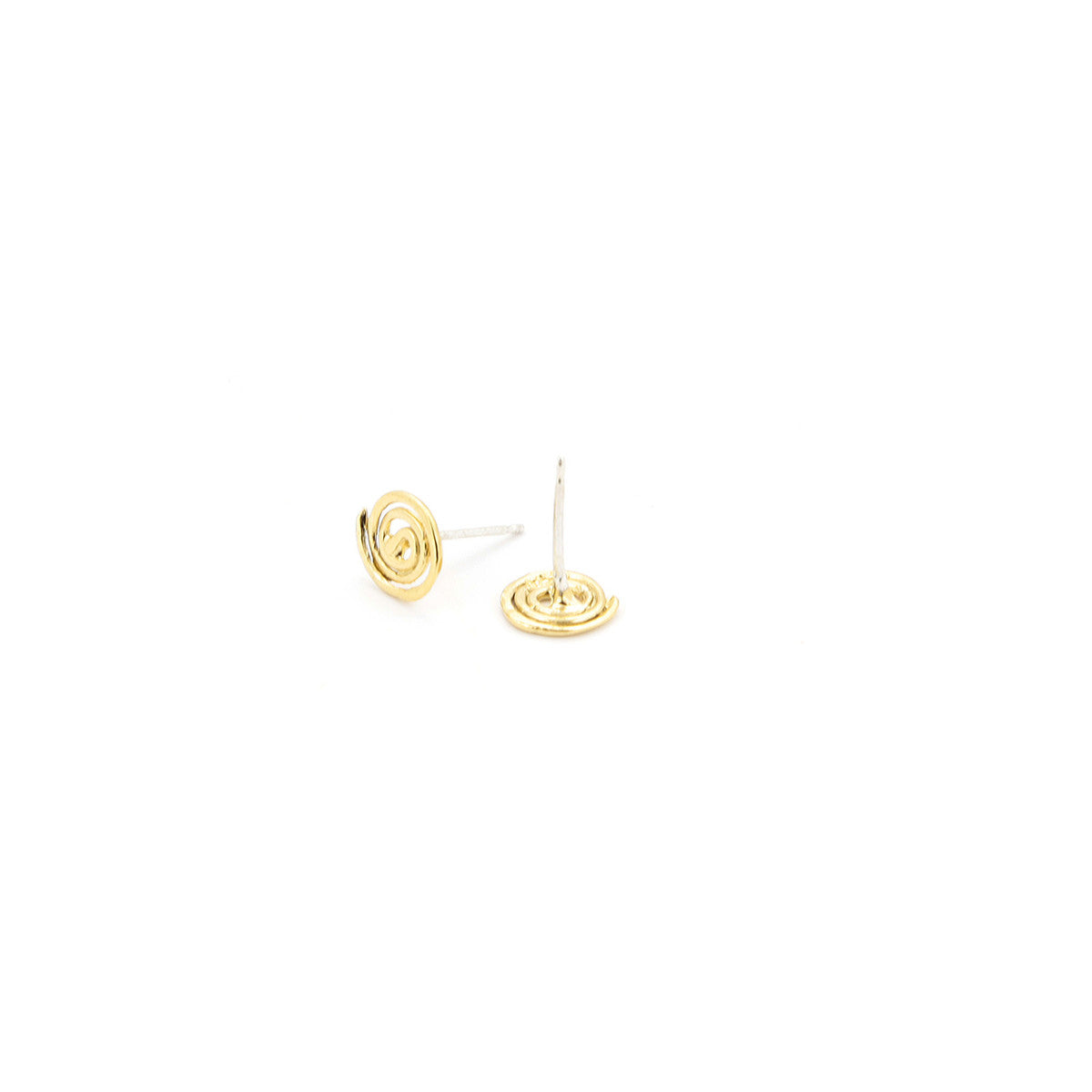 Swirl Studs Gold