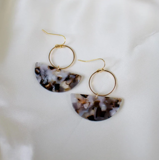 Amelia Coffee Earrings