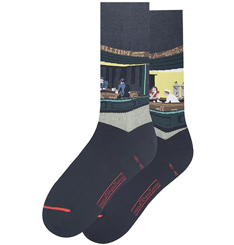 Nighthawks Art Socks