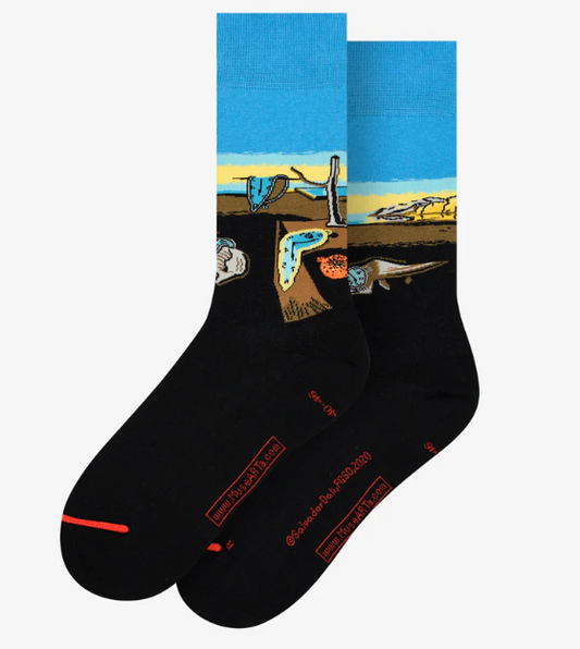 Persistence of Memory Art Socks