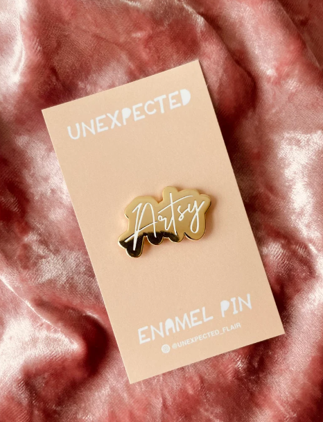 Artsy Enamel Pin