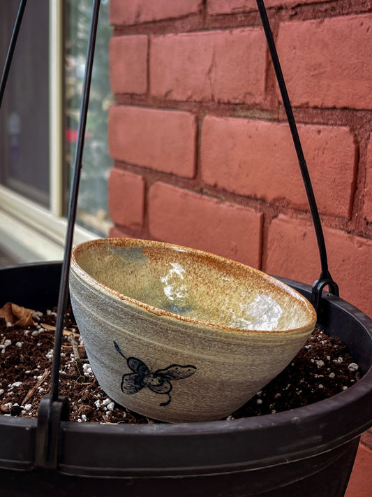 Grey Butterfly Bowl