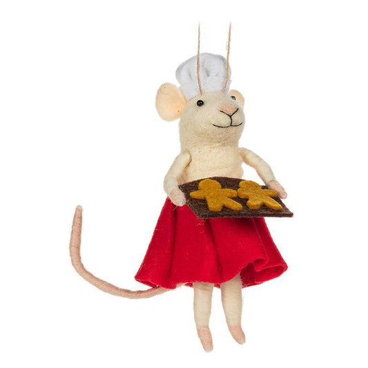 Baker Mouse Ornament