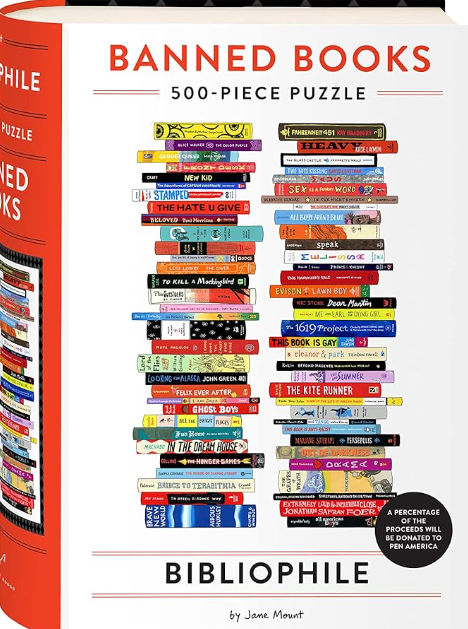 Bibliophile Banned Books Puzzle