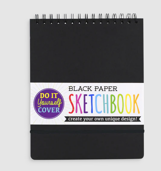 Large DIY Black Paper Sketchbook