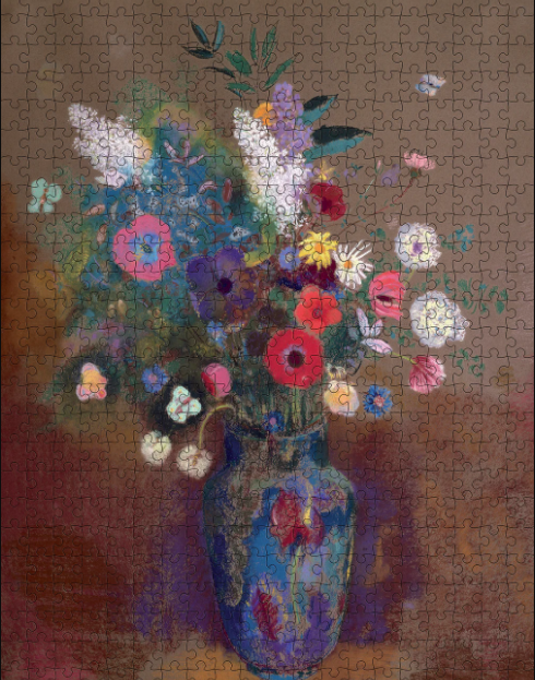 Redon Bouquet of Flowers 500 Piece Puzzle