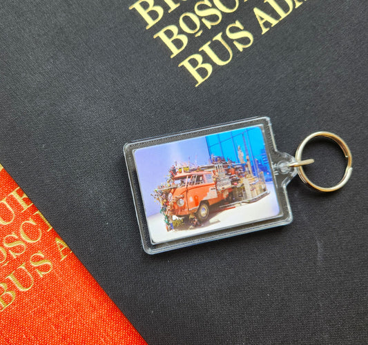 BB Bus Photo Keychain