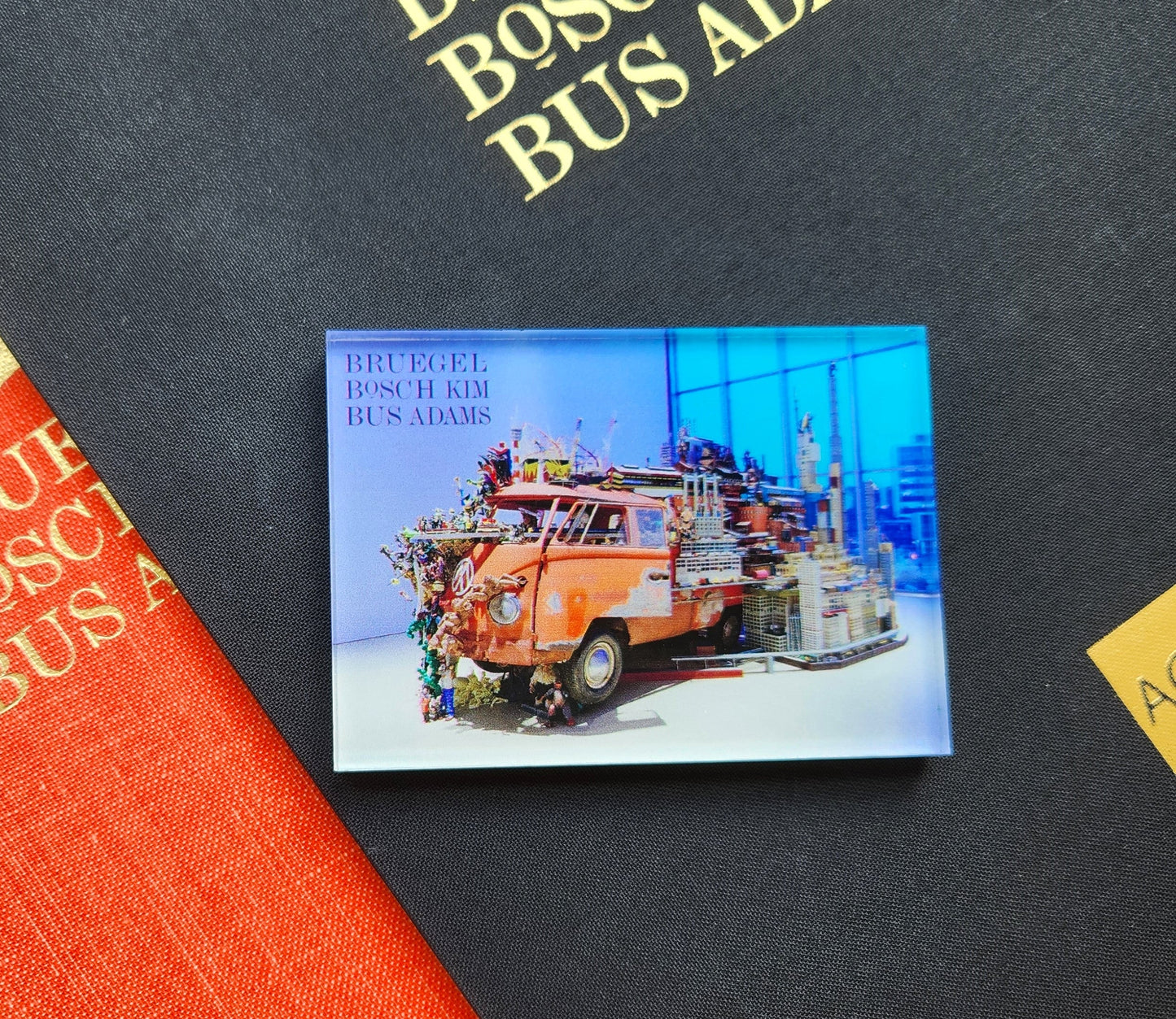 Acrylic BB Bus Photo Magnet