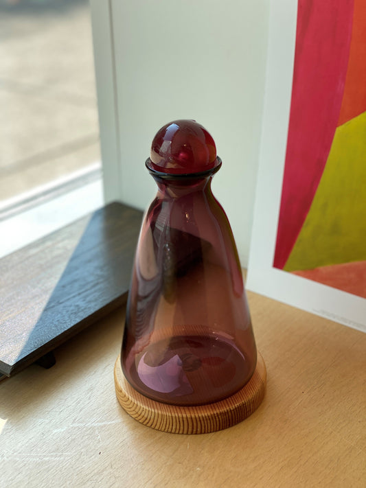 Violet Ruby Decanter