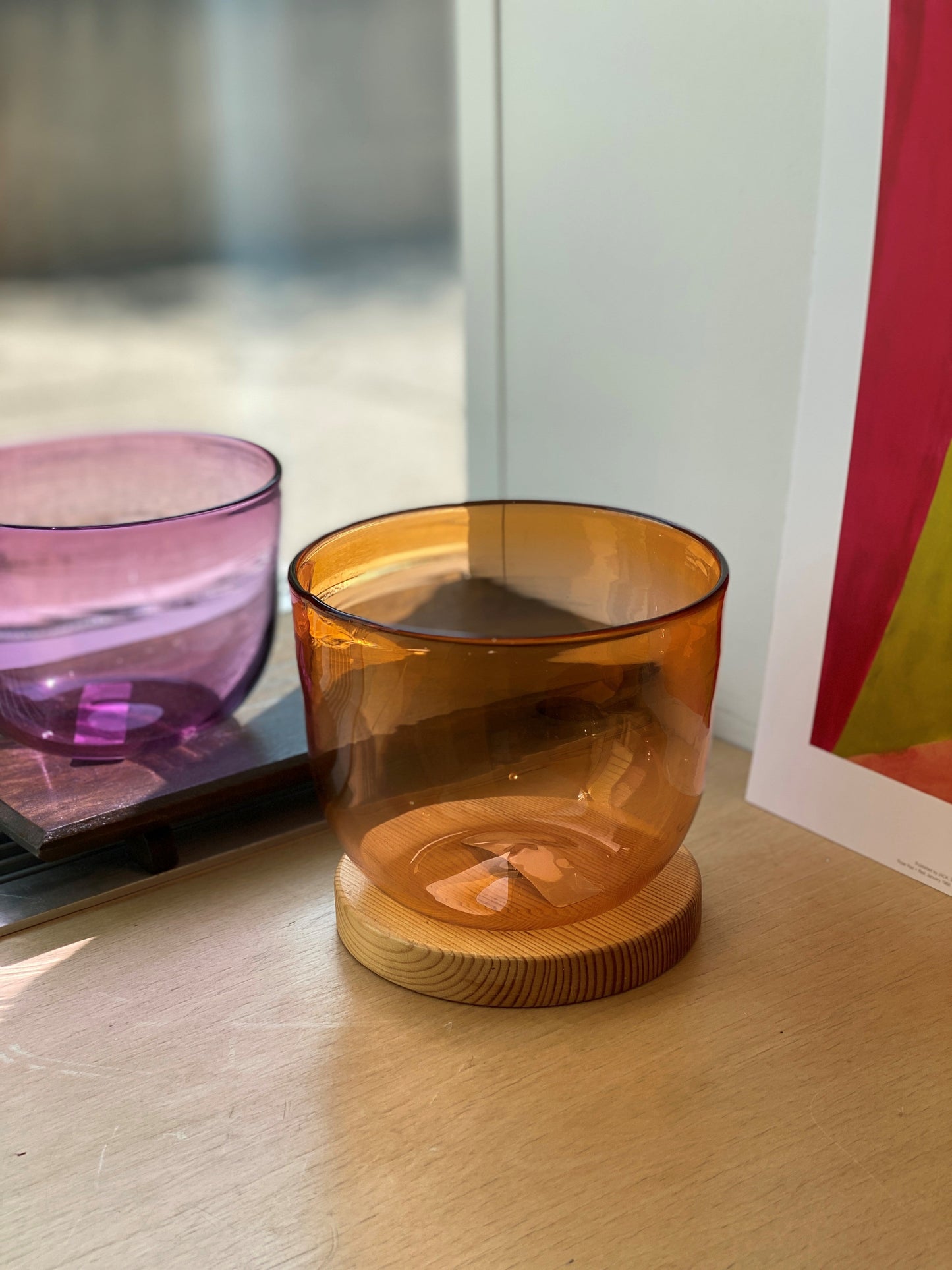 Tangerine Glass Bowl 5.5"