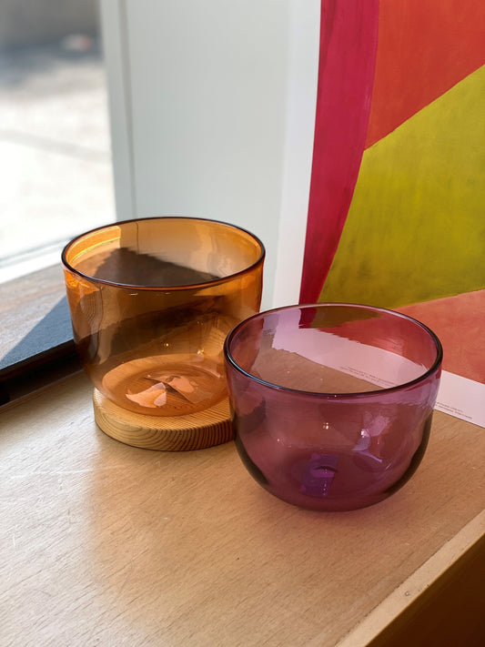 Tangerine Glass Bowl 5.5"