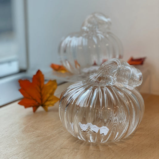 Medium Glass Pumpkin