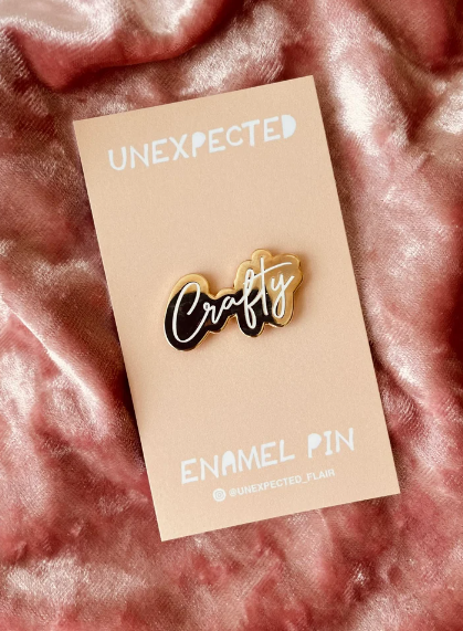 Crafty Enamel Pin