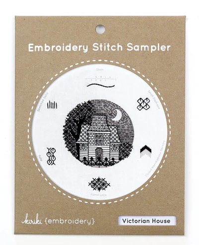 Victorian House Embroidery Stitch Sampler