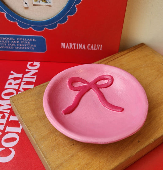 Pink Bow Dish