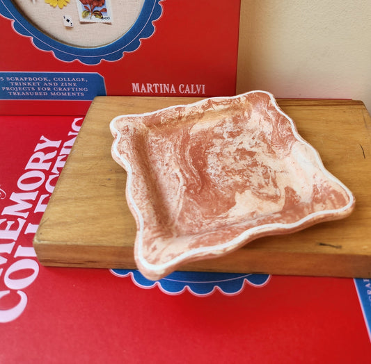 Square Orange Dish