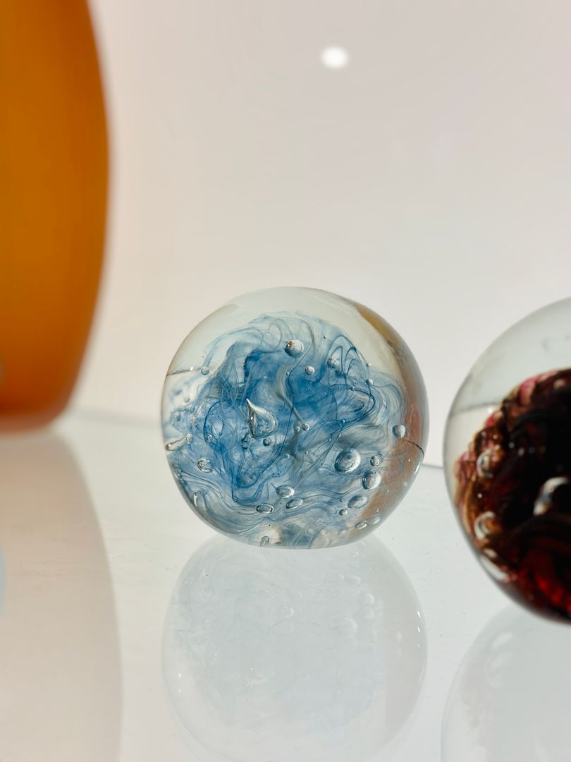 Glass Ocean Paperweight (Large)