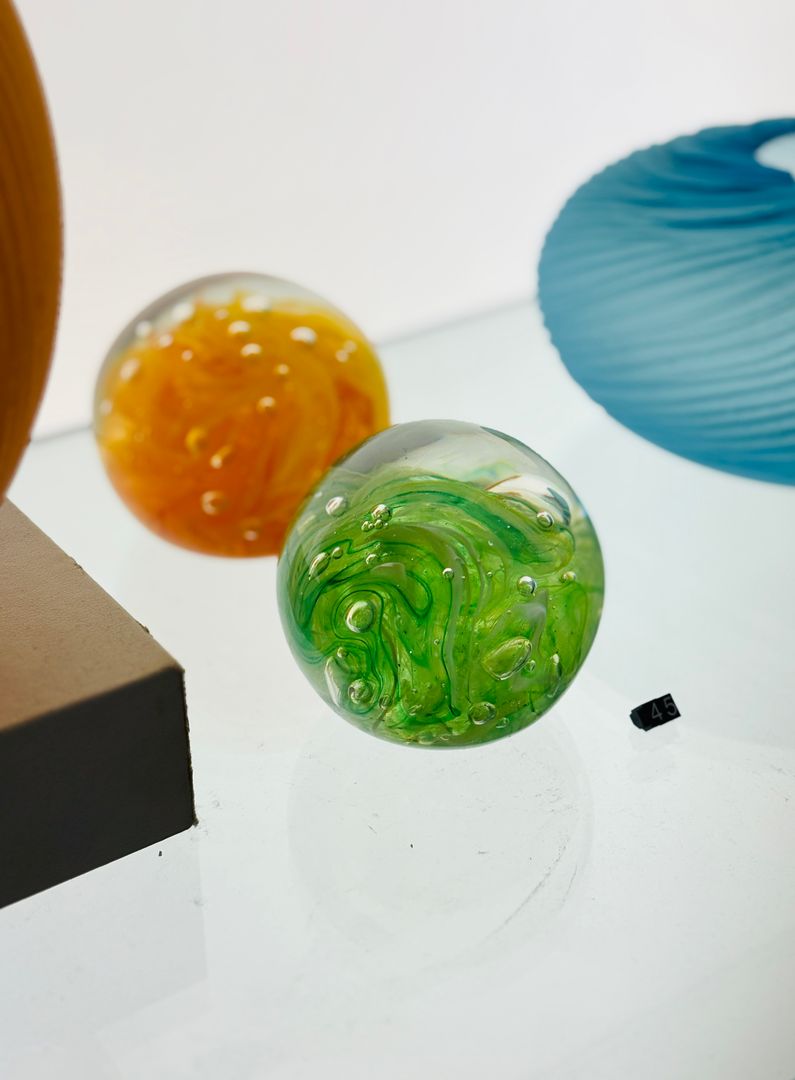 Glass Ocean Paperweight (Small)