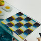 Glass Patchwork Dish