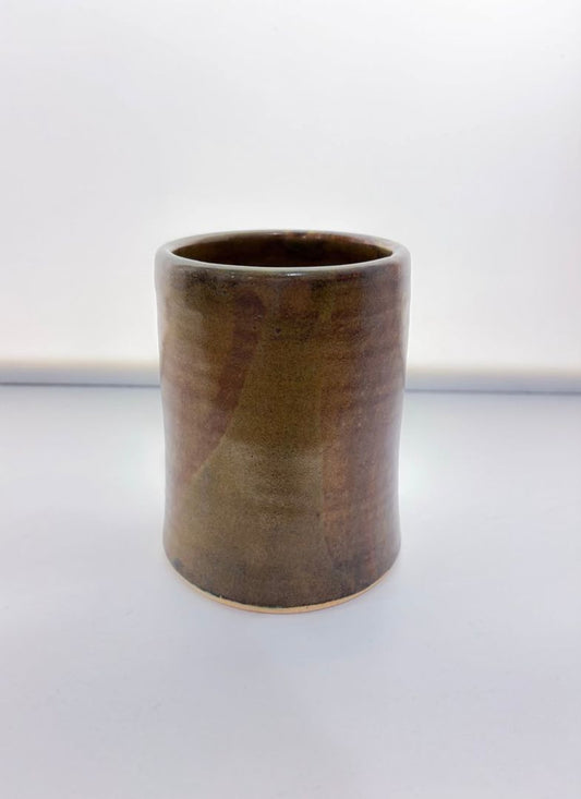 Burnt Sandstone/Rustic Stone Green Plant Vase (Medium)