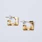 Mini Square Studs Gold