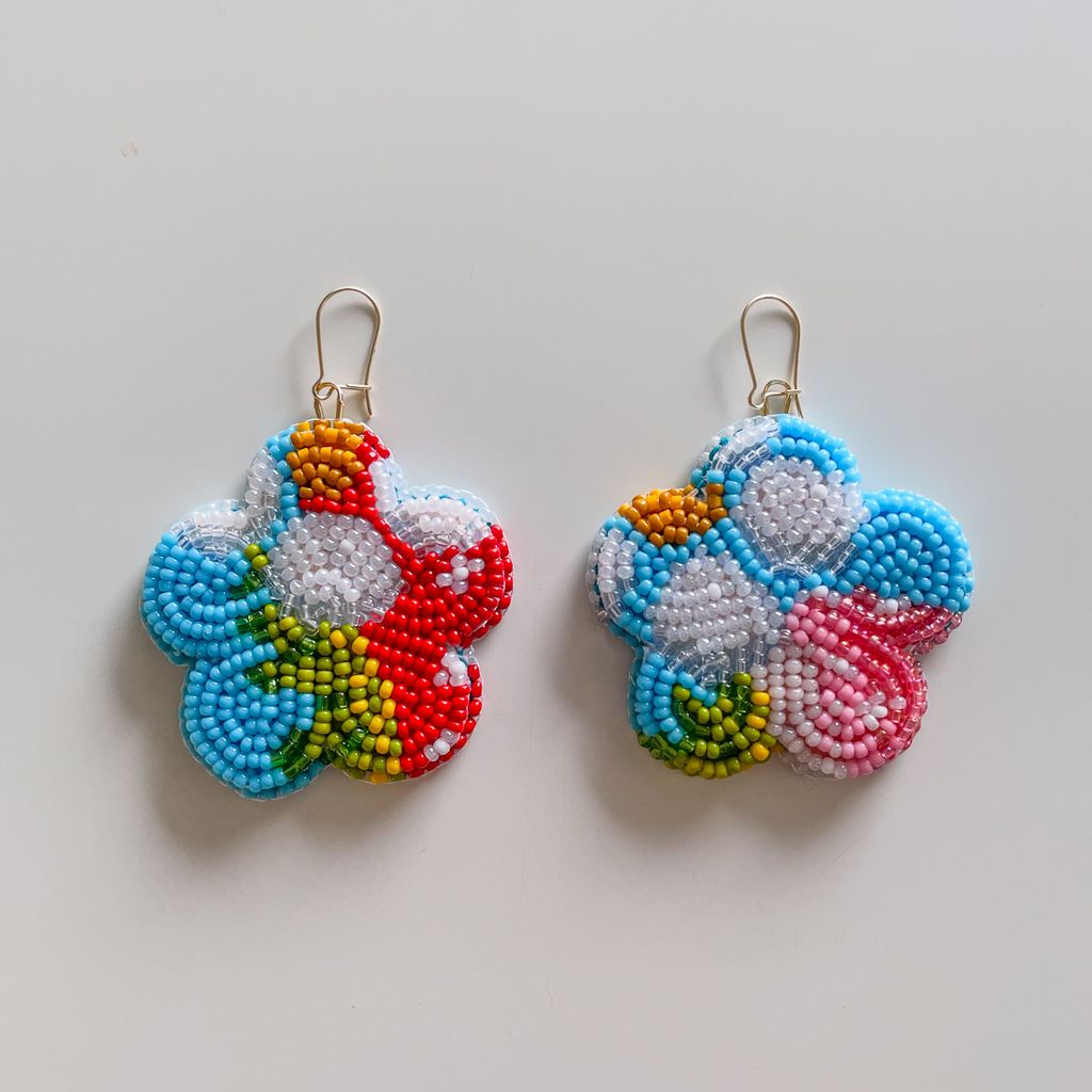 Sky Flower Earrings (A)
