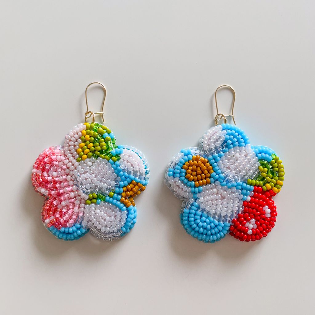 Sky Flower Earrings (B)