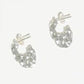 Small Oval Hoops Silver