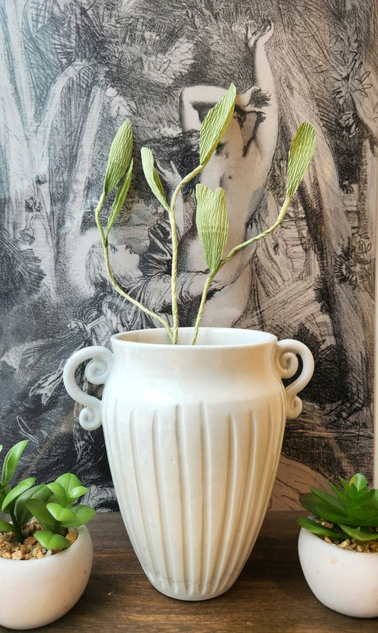Tall Grey Vase